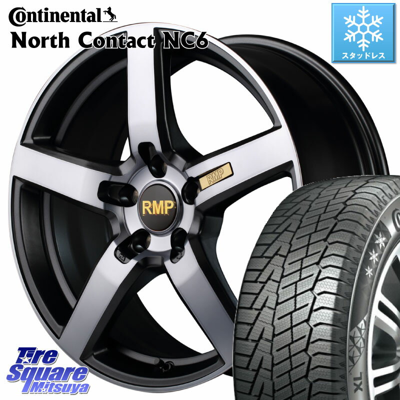 コンチネンタル NorthContact NC6 ノースコンタクト スタッドレス 235/60R18 MANARAY MID RMP - 050F ガンメタ 18インチ 18 X 7.0J +48 5穴 114.3 RAV4 CX-60