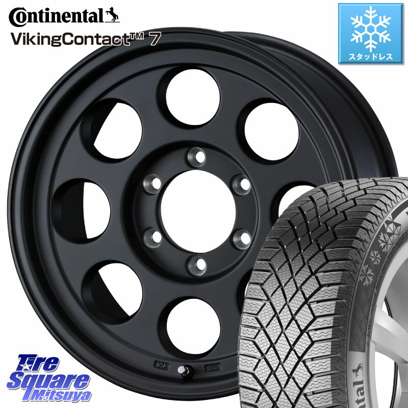 コンチネンタル VikingContact 7 バイキング スタッドレス 215/60R16 WEDS JIMLINE TYPE2 16インチ 16 X 6.5J +25 6穴 139.7