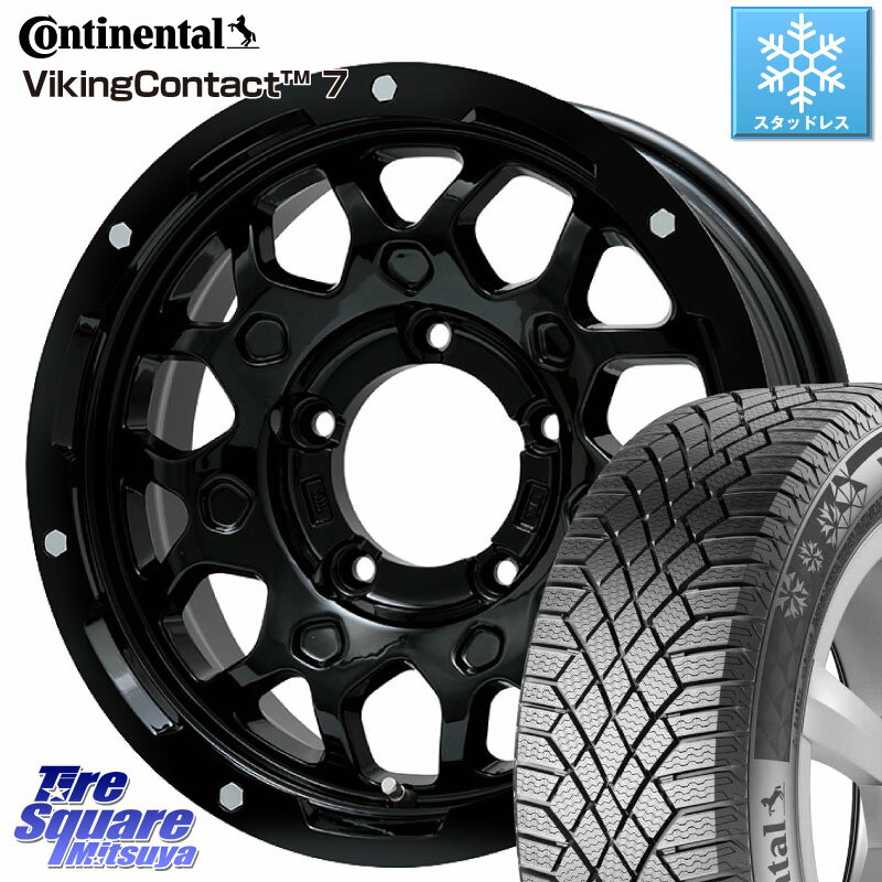 コンチネンタル VikingContact 7 バイキング スタッドレス 215/70R16 LEHRMEISTER レアマイスター LMG MS-9W MS9W ホイール 16インチ 16 X 5.5J +20 5穴 139.7 ジムニー