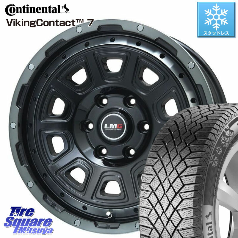 コンチネンタル VikingContact 7 バイキング スタッドレス 265/60R18 LEHRMEISTER レアマイスター LMG DS-10 DS10 18インチ 18 X 8.0J +25 6穴 139.7 ランクル プラド トライトン