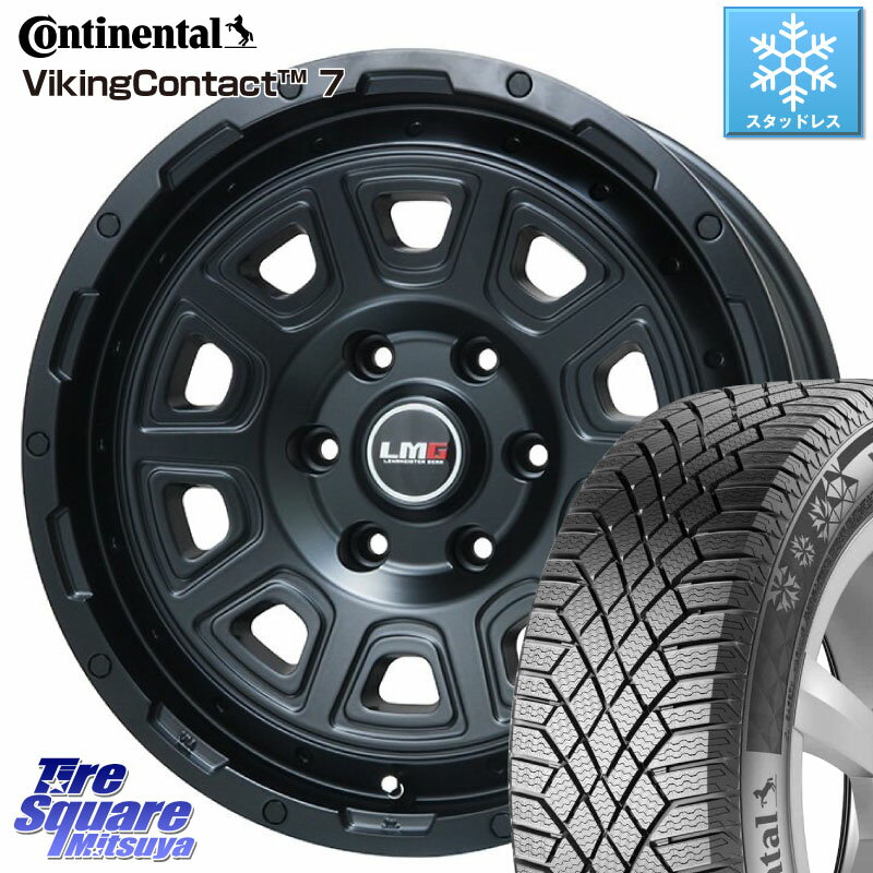 コンチネンタル VikingContact 7 バイキング スタッドレス 265/60R18 LEHRMEISTER レアマイスター LMG DS-10 DS10 18インチ 18 X 8.0J +25 6穴 139.7 ランクル プラド トライトン