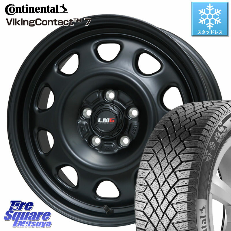 コンチネンタル VikingContact 7 バイキング スタッドレス 215/70R16 LEHRMEISTER レアマイスター LMG OFF STYLE ホイール 16インチ 16 X 7.0J +35 5穴 114.3 デリカ D5 D:5