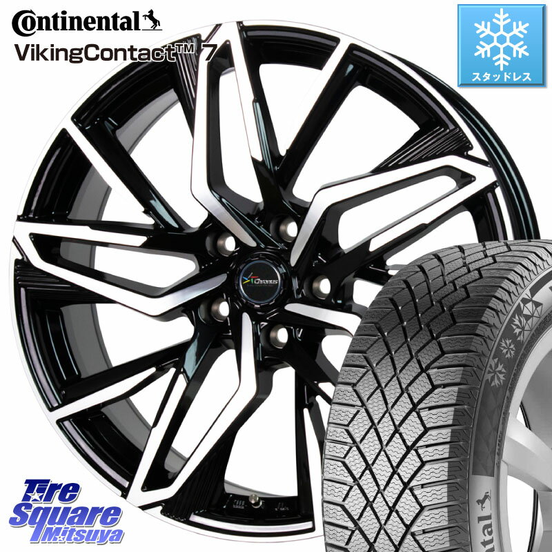 コンチネンタル VikingContact 7 バイキング スタッドレス 235/40R19 HotStuff Chronus CH-112 クロノス CH112 ホイール 19インチ 19 X 7.5J +48 5穴 114.3