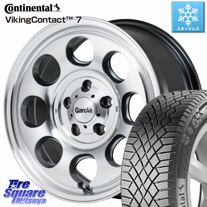 コンチネンタル VikingContact 7 バイキング スタッドレス 215/70R16 MANARAY MID Garcia Palm8 ガルシア パーム8 ホイール 16インチ 16 X 7.0J +40 5穴 114.3 デリカ D5 D:5