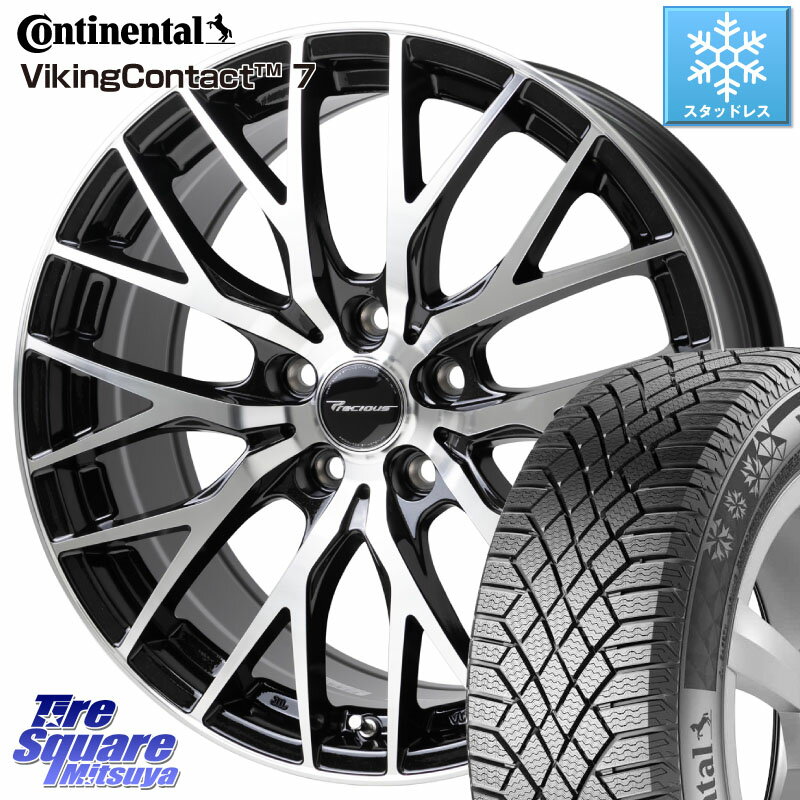 コンチネンタル VikingContact 7 バイキング スタッドレス 225/55R18 HotStuff Precious HM-1 V2 プレシャス ホイール 18インチ 18 X 7.0J +48 5穴 114.3 ZR-V