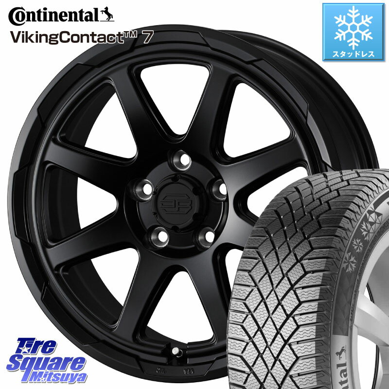 ͥ󥿥 VikingContact 7 Х åɥ쥹 225/45R17 WEDS STADTBERGE BLK ۥ 17 17 X 7.0J +38 5 114.3 ꥹ