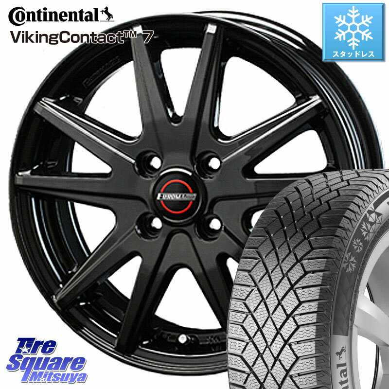 コンチネンタル VikingContact 7 バイキング スタッドレス 155/65R14 BLEST EUROMAGIC Lance ST ホイール 14インチ 14 X 4.5J +45 4穴 100