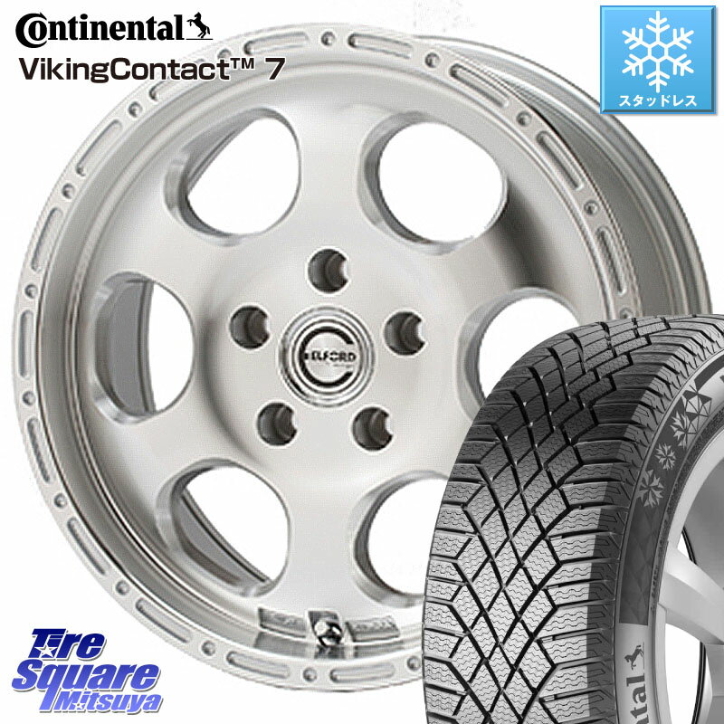 コンチネンタル VikingContact 7 96T XL バイキング スタッドレス 205/60R16 MEIWA Blood Stock One Piece ホイール 16インチ 16 X 7.0J +45 5穴 100