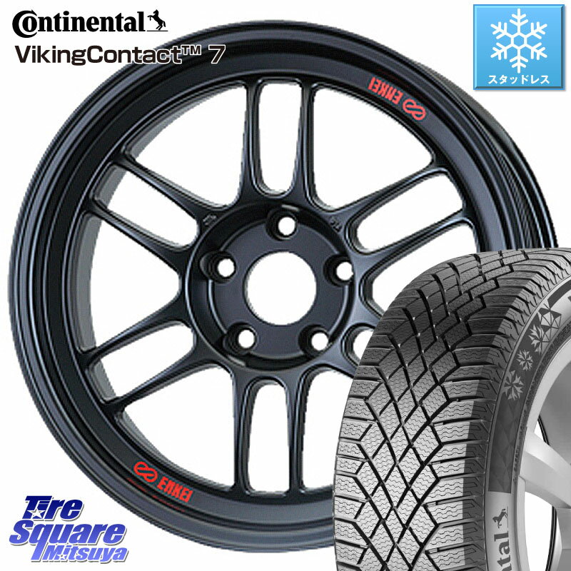 コンチネンタル VikingContact 7 バイキング スタッドレス 225/45R18 ENKEI エンケイ Racing RPF1 ホイール 18 X 7.5J +48 5穴 114.3 ステップワゴン