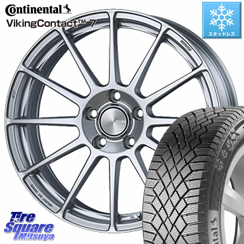 コンチネンタル VikingContact 7 バイキング スタッドレス 185/55R15 ENKEI エンケイ PerformanceLine PF03 ホイール 15 X 6.0J +38 4穴 100 サクシード