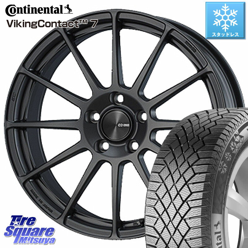 コンチネンタル VikingContact 7 バイキング スタッドレス 215/70R16 KYOHO ENKEI エンケイ PerformanceLine PF03 (MD) ホイール 16 X 6.5J +45 5穴 114.3