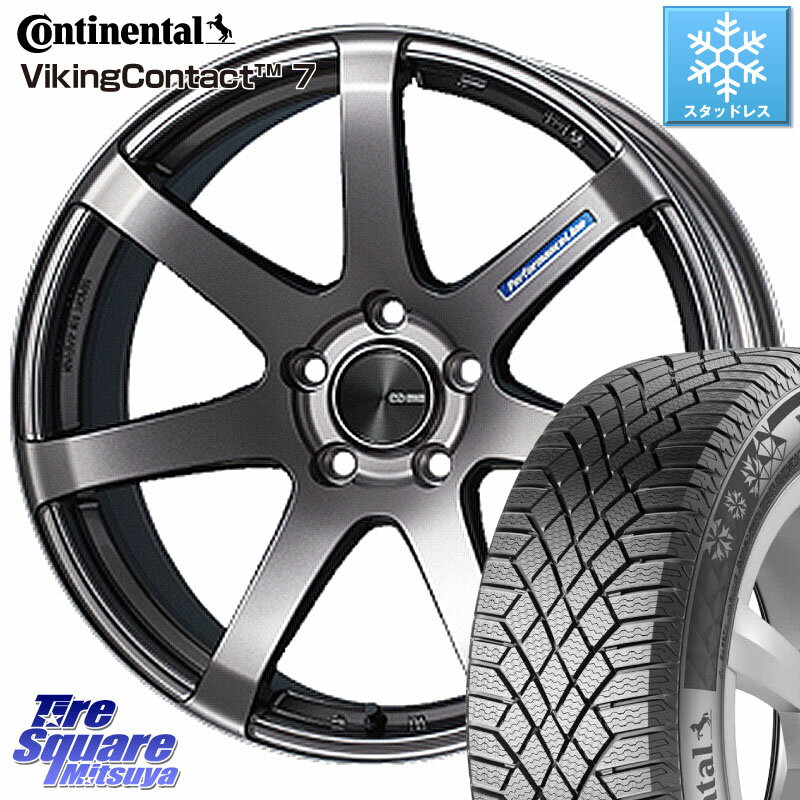 コンチネンタル VikingContact 7 バイキング スタッドレス 235/55R19 ENKEI エンケイ PerformanceLine PF07 DS ホイール 19 X 8.5J(MB X253) +38 5穴 112 メルセデスベンツ GLC(X253)