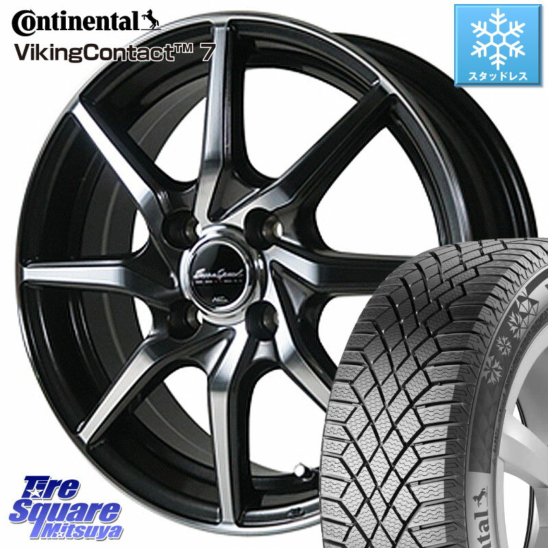 コンチネンタル VikingContact 7 バイキング スタッドレス 155/65R14 MANARAY MID Euro Speed S810 ホイール 14インチ 14 X 4.5J +45 4穴 100