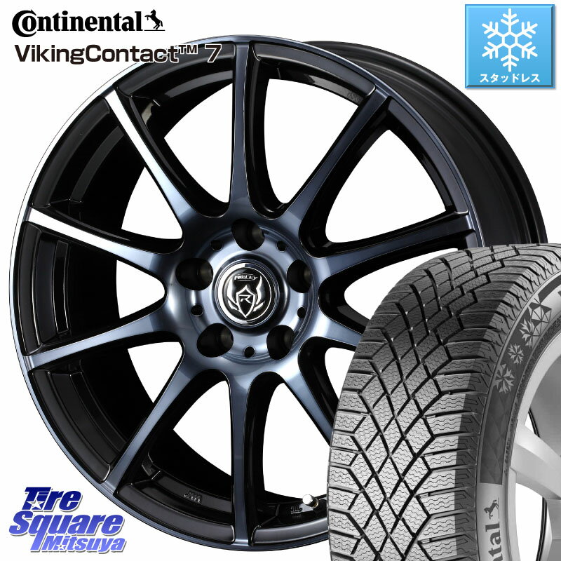 コンチネンタル VikingContact 7 バイキング スタッドレス 215/70R16 WEDS 40522 ライツレー RIZLEY KC 16インチ 16 X 6.5J +47 5穴 114.3