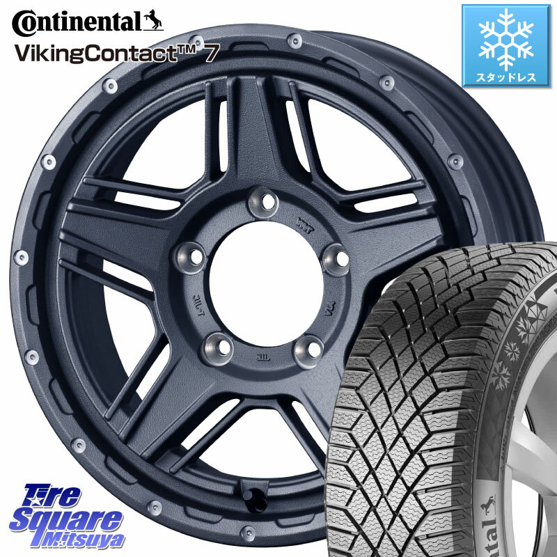 コンチネンタル VikingContact 7 バイキング スタッドレス 215/70R16 WEDS 40545 マッドヴァンス MUD VANCE 07 16インチ 16 X 5.5J +22 5穴 139.7 ジムニー