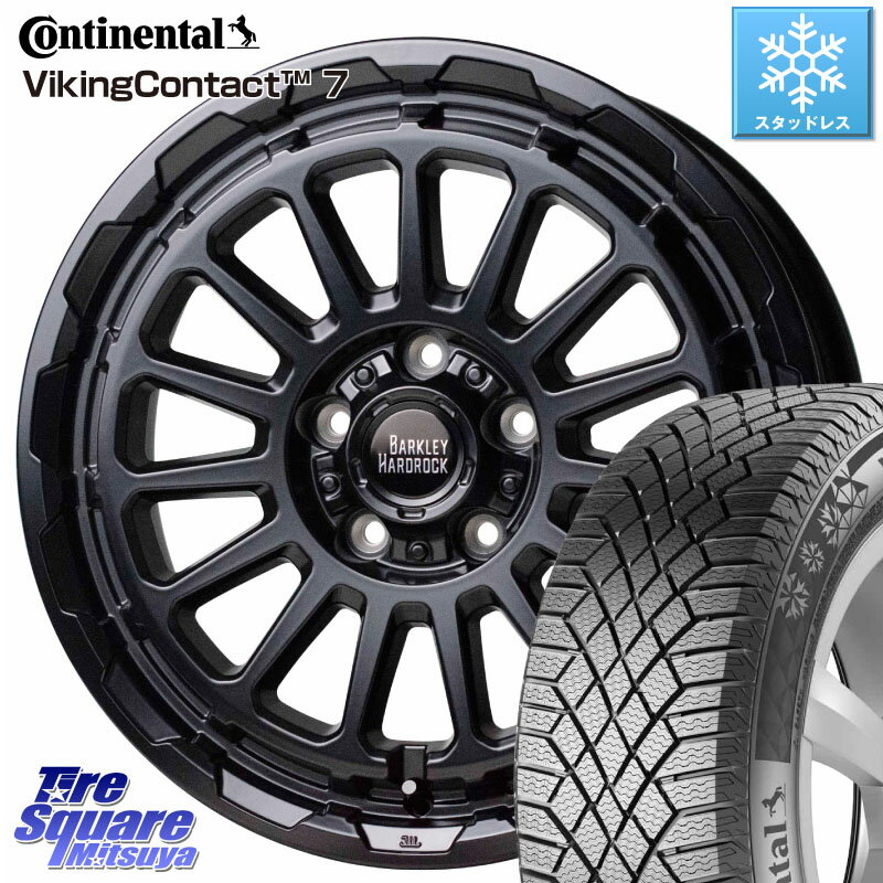 コンチネンタル VikingContact 7 バイキング スタッドレス 215/70R16 HotStuff バークレー ハードロック リザード 16インチ 16 X 7.0J +38 5穴 114.3 デリカ D5 D:5