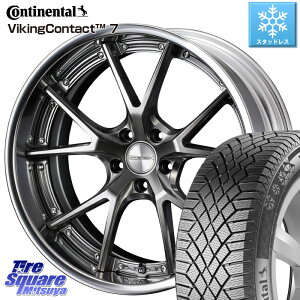 コンチネンタル VikingContact 7 バイキング スタッドレス 235/60R18 WEDS MAVERICK 905S PS S-LoDisk 18インチ 2ピース 18 X 8.5J +38 5穴 114.3 デリカ D5 D:5