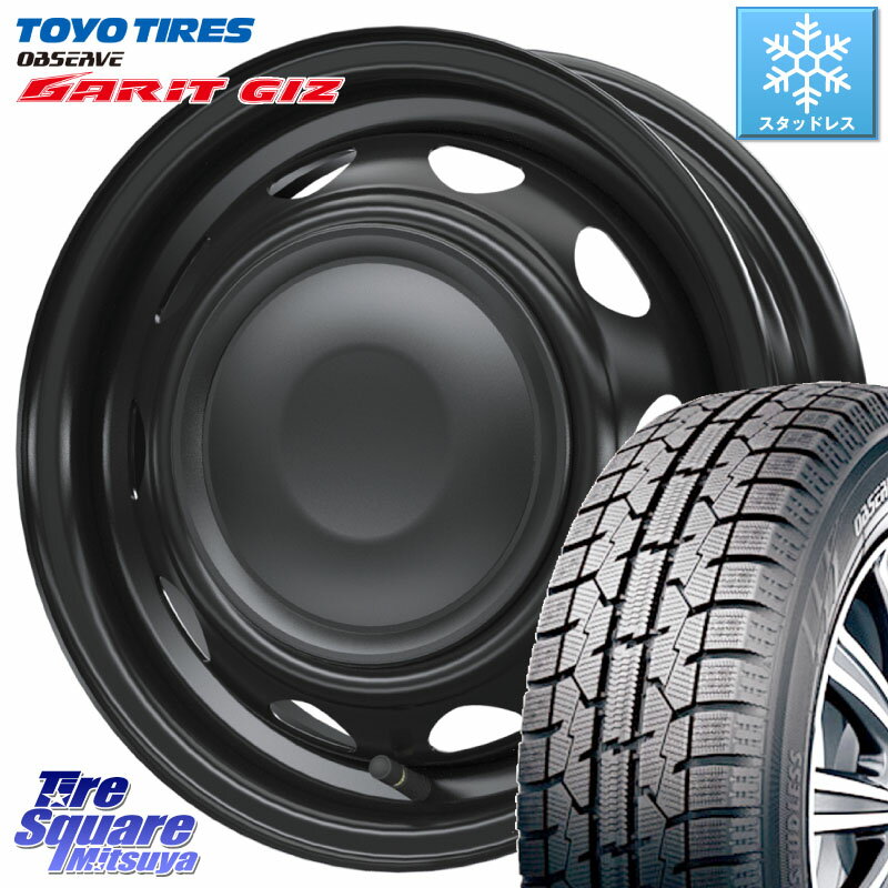 TOYO ガリットギズ GARIT GIZ ●● 2023年製 スタッドレス 175/70R14 WEDS 14044 NeoCarrow ネオキャロ ブラック スチール 在庫● 14インチ ホイール 14 X 4.5J +45 4穴 100 ソリオ