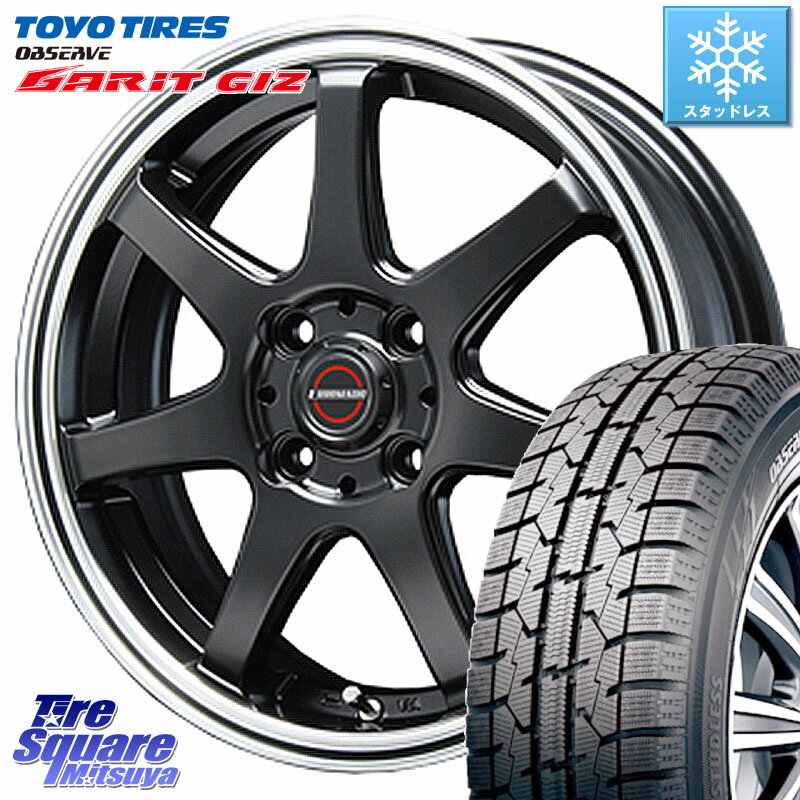 TOYO ガリットギズ GARIT GIZ ●● 在庫● 2023年製 スタッドレス 185/60R15 BLEST EUROMAGIC Type S-07 ホイール 15インチ 15 X 5.5J +43 4穴 100 アクア ヤリス