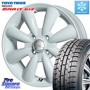 TOYO ガリットギズ GARIT GIZ ●● 2023年製 スタッドレス 175/70R14 HotStuff ララパーム KC-8 lala Palm KC8 WH ホイール 14インチ 14 X 4.5J +43 4穴 100 ソリオ