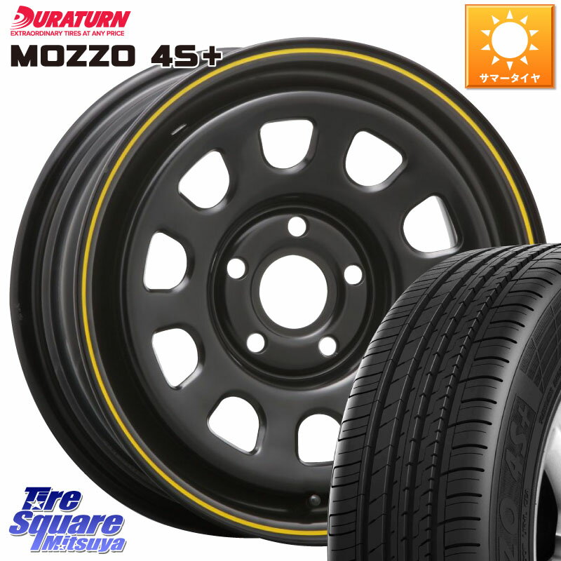 MLJ デイトナ SS DAYTONA YE ホイール 15インチ カングー 15 X 6.0J(RENAUT KANGOO KW) +30 5穴 108 DURATURN MOZZO 4S+ モッゾ4S+ 91H 195/65R15 ルノー カングー ルノー カングービボップ