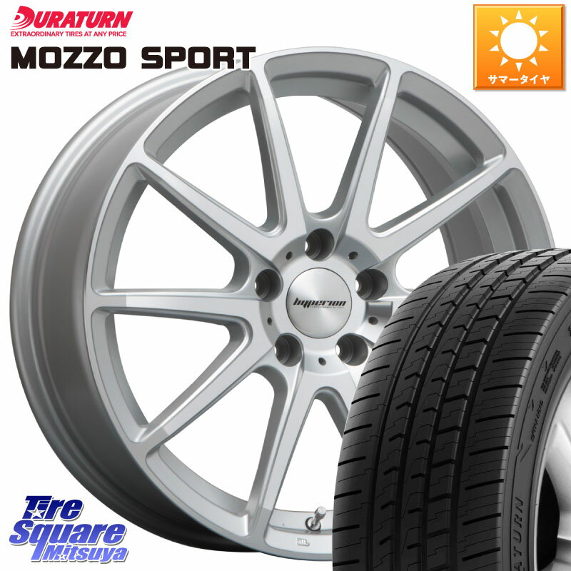 MLJ HYPERION CVX ハイペリオン ホイール 18インチ 18 X 8.0J +45 5穴 114.3 DURATURN MOZZO SPORT モッゾスポーツ 101W XL 235/50R18