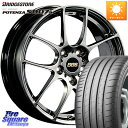 BBS RF 鍛造1ピース DB ホイール 18インチ 18 X 7.5J 48 4穴 100 ブリヂストン POTENZA ポテンザ S007A 【正規品】 サマータイヤ 215/40R18