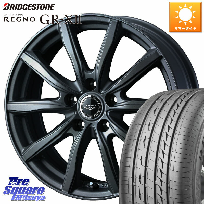 WEDS TEAD SH 特価 ホイール 16インチ 16 X 6.5J +47 5穴 100 ブリヂストン REGNO レグノ GR-X2 GRX2 サマータイヤ 195/55R16 シエンタ