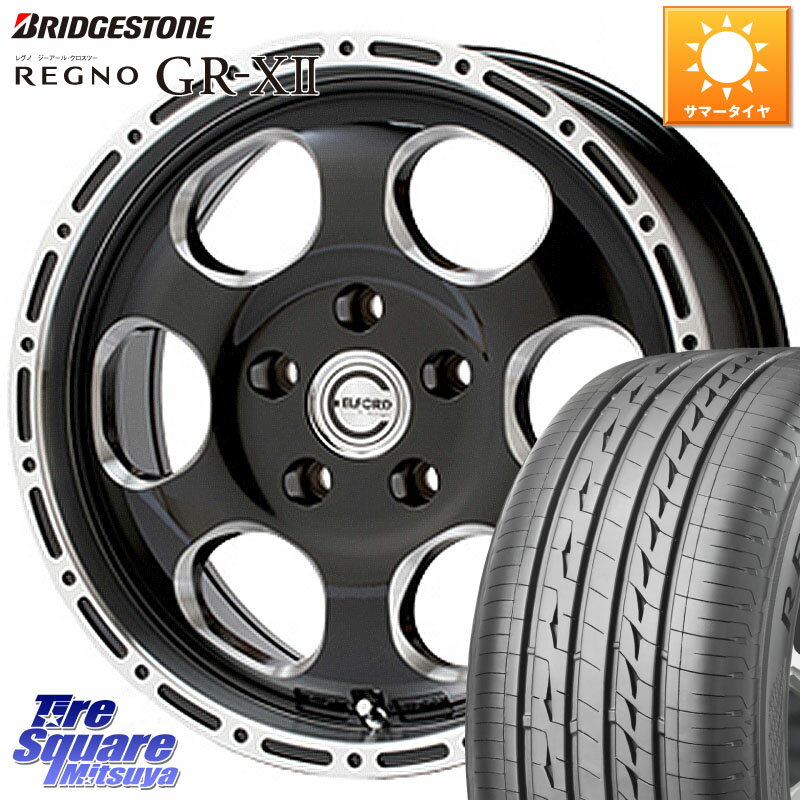 MEIWA Blood Stock One Piece ホイール 16インチ 16 X 7.0J +45 5穴 100 ブリヂストン REGNO レグノ GR-X2 GRX2 サマータイヤ 195/55R16