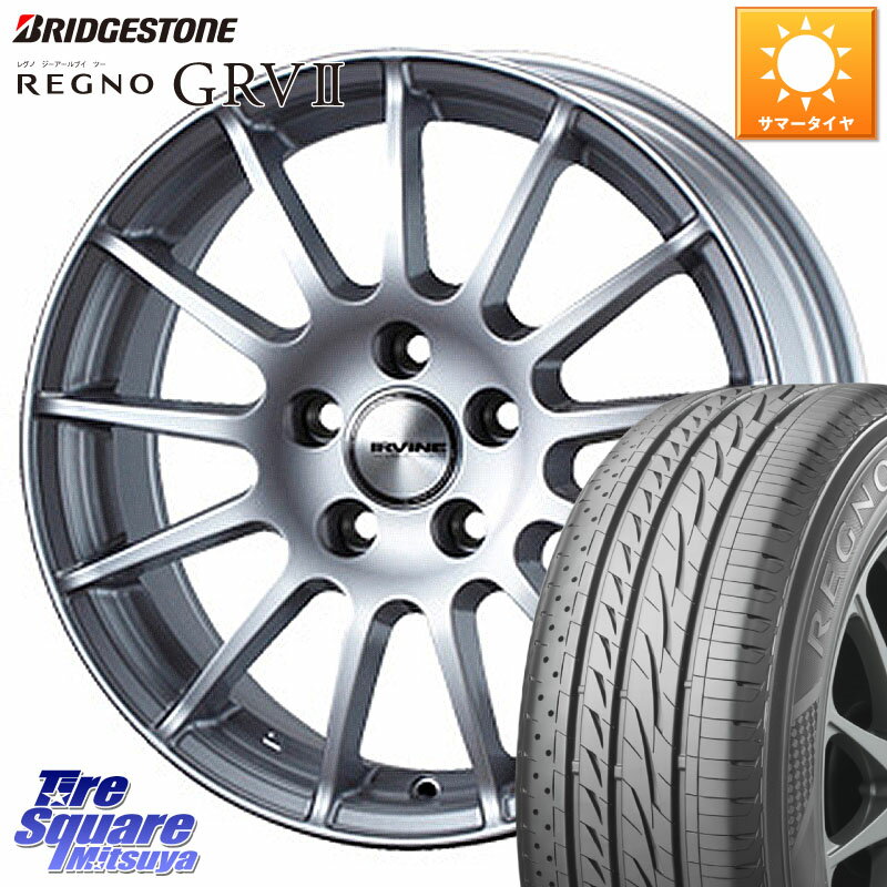 WEDS IR87545V ウェッズ IRVINE F01 ホイール 18インチ 18 X 7.5J(JAGUAR EPEACE DF2) +45 5穴 108 ブリヂストン REGNO レグノ GRV2 GRV-2サマータイヤ 235/60R18 ジャガー Eペイス