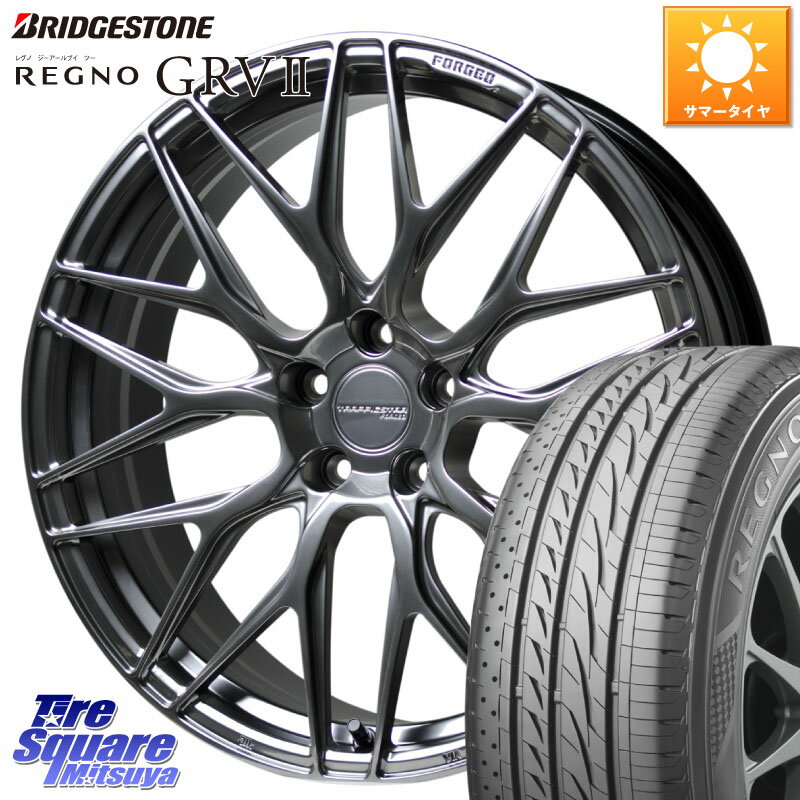 HotStuff TSF-01 HS トラフィックスターフォージド 20インチ 20 X 8.5J +43 5穴 114.3 ブリヂストン REGNO レグノ GRV2 GRV-2サマータイヤ 245/35R20