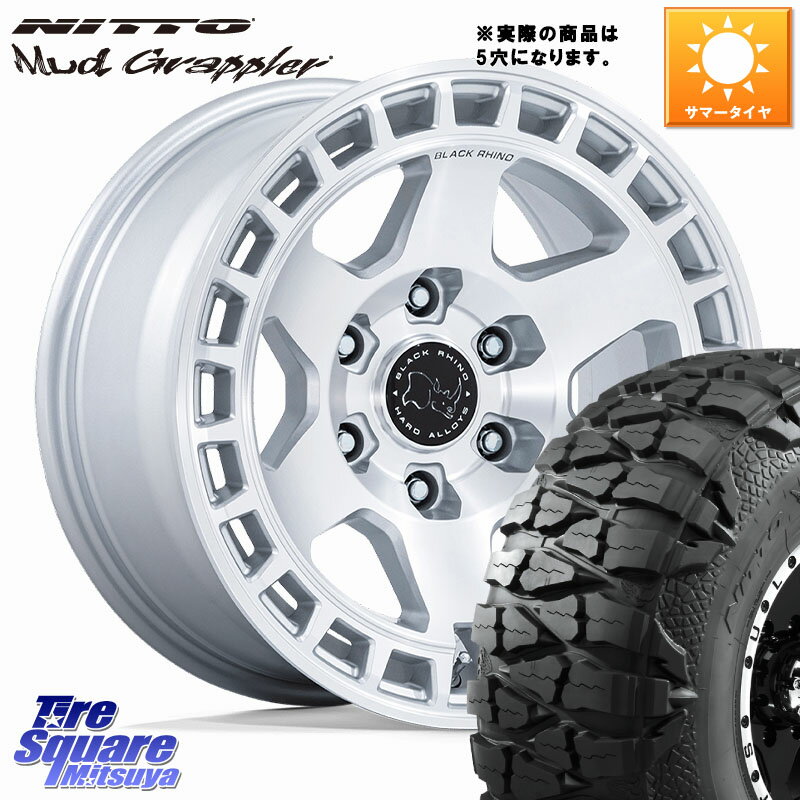 BLACK RHINO BAHARI バハリ ※インセット-10 ホイール 17インチ◇参考画像 17 X 8.5J +0 5穴 127 NITTO ニットー Mud Grappler マッドグラップラー サマータイヤ 35X12.5R17 35X/12.50R17 クライスラー ジープ ラングラー JK系 クライスラー ジープ ラングラー JL系