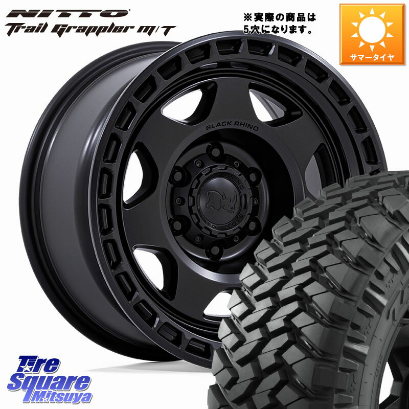 BLACK RHINO VOYAGER ホイール 17インチ◇参考画像 17 X 8.5J +0 5穴 127 NITTO ニットー トレイルグラップラー M/T TRAIL GRAPPLER サマータイヤ 37X/12.50R17 クライスラー ジープ ラングラー JK系 クライスラー ジープ ラングラー JL系