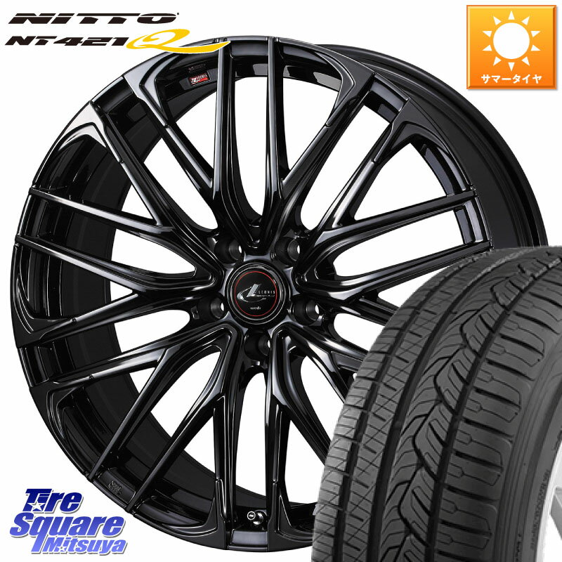 WEDS 【欠品次回01月上旬】 40966 レオニス LEONIS SK ホイール 18インチ 18 X 7.0J +47 5穴 114.3 NITTO ニットー NT421Q サマータイヤ 215/50R18 60系プリウス ヤリスクロス CX-3