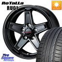 WEDS KEELER TACTICS ブラック ホイール 4本 17インチ 17 X 7.0J +38 5穴 114.3 Rotalla RU01 【欠品時は同等商品のご提案します】サマータイヤ 205/55R17 90系ノア ヴォクシー RP6~8系 ステップワゴン