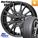HotStuff Exceeder E05-2 ホイール 15インチ 15 X 5.5J +45 4穴 100 Rotalla RH05 【欠品時は同等商品のご...