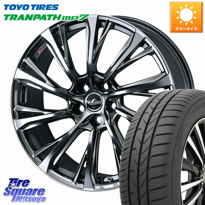 WEDS LEONIS JG レオニスJG ホイール 16インチ 16 X 6.5J +47 5穴 114.3 TOYOTIRES トーヨー トランパス MP7 ミニバン TRANPATH サマータイヤ 215/70R16 SK系フォレスター