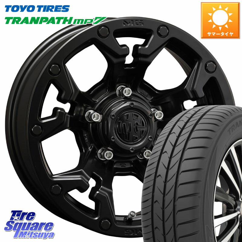 CRIMSON クリムソン GOLEM インセット-5 ゴーレム 16インチ 16 X 6.0J +0 5穴 139.7 TOYOTIRES トーヨー トランパス MP7 ミニバン TRANPATH サマータイヤ 215/70R16 ジムニー専用(要オーバーフェンダー等) ジムニ−シエラ・ノマド(カスタム)(2)