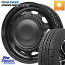 WEDS 14044 NeoCarrow ネオキャロ ブラック 14インチ スチール ホイール 14 X 4.5J +45 4穴 100 TOYOTIRES ★...