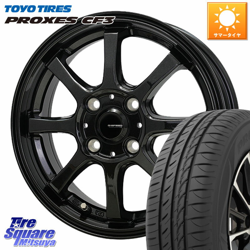 HotStuff G-SPEED G-08 ホイール 14インチ 14 X 5.5J +43 4穴 100 TOYOTIRES プロクセス PROXES CF3 サマータイヤ 175/65R14 E11ノート