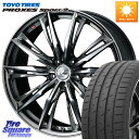 WEDS LEONIS レオニス GX ウェッズ ホイール 18インチ 18 X 8.0J +42 5穴 114.3 TOYOTIRES トーヨー PROXES Sport2 プロクセススポーツ2 サマータイヤ 215/40R18