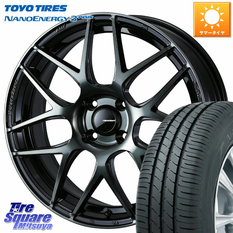 WEDS 74159 SA-27R ウェッズ スポーツ WBC ホイール 15インチ 15 X 6.0J +48 4穴 100 TOYOTIRES ナノエナジー3プラス 2025年製 在庫● NANOENERGY3 PLUS トーヨー サマータイヤ 175/65R15 GR・GS系フィット クロスビー