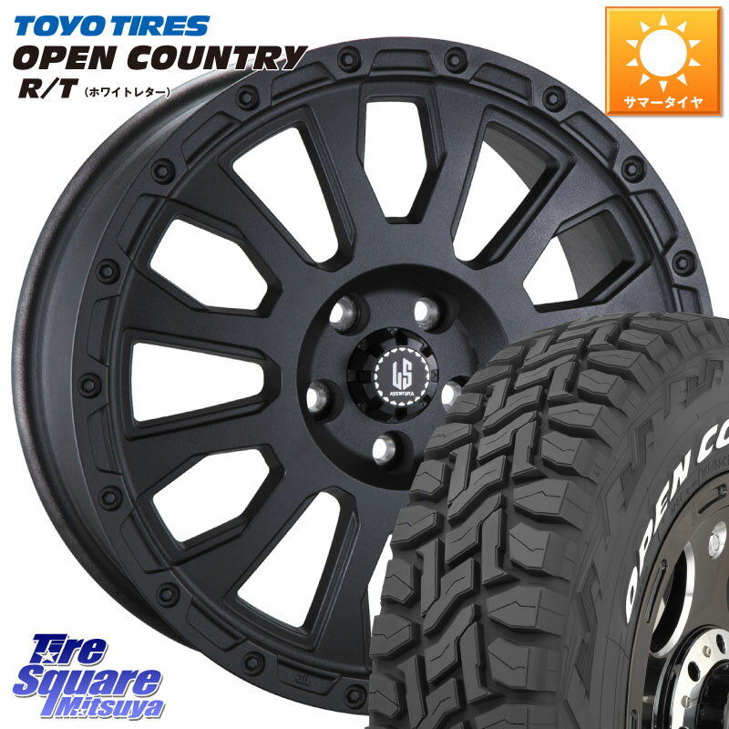 阿部商会 LA STRADA AVENTURA アヴェンチュラ BK 18インチ 18 X 8.0J +40 5穴 114.3 TOYOTIRES オープンカントリー RT 2025年製 在庫● ホワイトレター OPENCOUNTRY R/T トーヨー ★サマーセール★ 225/60R18 50系RAV4 80系ハリアー T32エクストレイル CX-5 BT5レガシィ