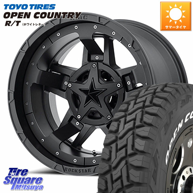 KMC XD827 ROCKSTAR3 ホイール 17インチ 17 X 8.0J +35 5穴 127 TOYOTIRES オープンカントリー RT 2025年製 在庫● ホワイトレター OPENCOUNTRY R/T トーヨー ★サマーセール★ 265/70R17 クライスラー ジープ ラングラー JK系 クライスラー ジープ ラングラー JL系