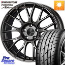 ENKEI エンケイ PerformanceLine PFM1 17インチ 17 X 7.0J +48 5穴 100 ブリヂストン ポテンザ アドレナリン RE004 【国内正規品】サマータイヤ 205/45R17 10系シエンタ