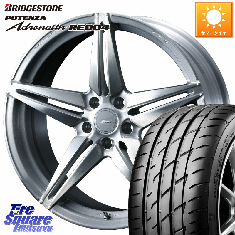 WEDS F ZERO FZ-3 FZ3 鍛造 FORGED ホイール18インチ 18 X 7.5J +48 5穴 114.3 ブリヂストン ポテンザ アドレナリン RE004 【国内正規品】サマータイヤ 225/40R18 プリウスアルファ GU系インプレッサ フロンクス