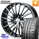WEDS LEONIS FR レオニス FR ホイール 18インチ 18 X 7.0J +40 5穴 114.3 ブリヂストン ポテンザ RE-71RS POTENZA 【国内正規品】 215/45R18 90系ノア ヴォクシー プリウスアルファ リーフ