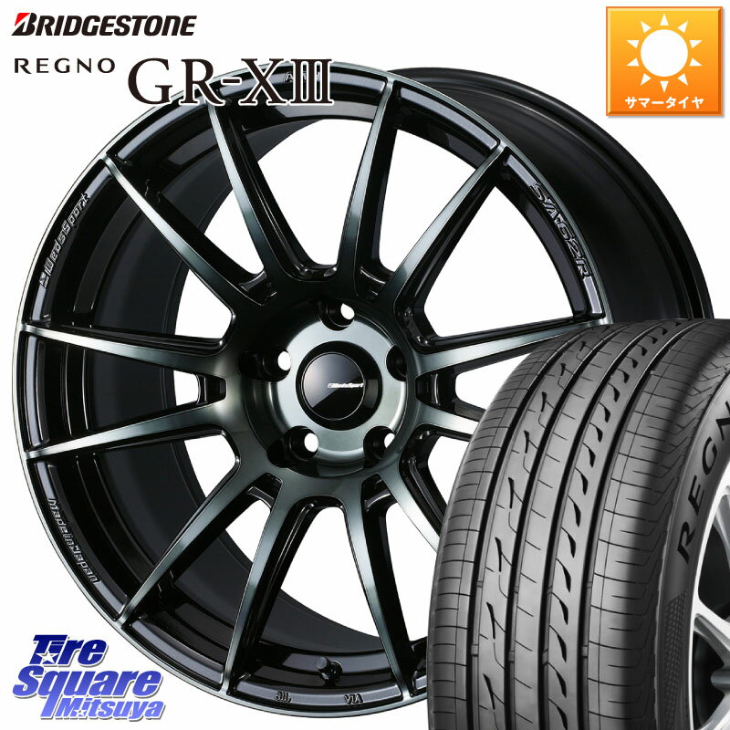 WEDS WedsSport SA-62R ホイール 17インチ 17 X 7.0J +53 5穴 114.3 ブリヂストン REGNO GR-X3 GRX3 GR-XIII レグノ サマータイヤ 215/50R17 FL系シビック レヴォーグ