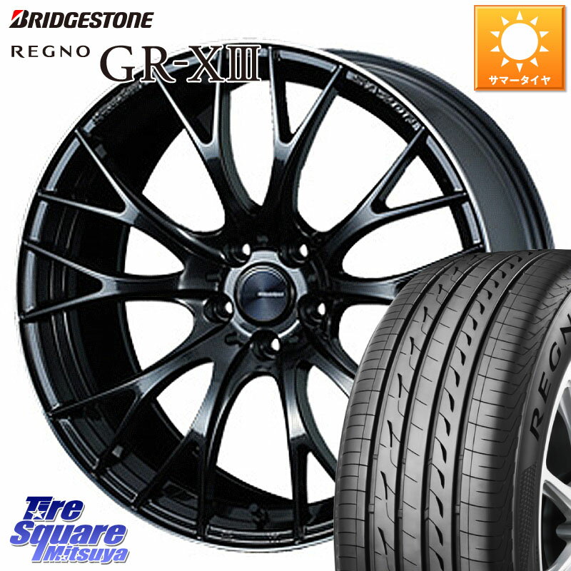 WEDS 72785 SA-20R ウェッズ スポーツ ホイール 19インチ 19 X 8.5J(VAB 4POT) +45 5穴 114.3 ブリヂストン REGNO GR-X3 GRX3 GR-XIII レグノ サマータイヤ 245/35R19 WRX STI アプライドA-C(ブレンボ4POTキャリパー)対応