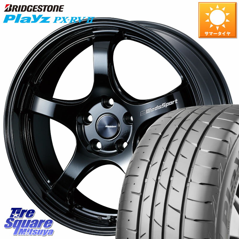 WEDS 72769 RN-05M ウェッズ スポーツ ホイール 18インチ 18 X 8.5J(BMW F32 F33) +36 5穴 120 ブリヂストン プレイズ Playz PX-RV2 サマータイヤ 225/45R18 BMW 4シリーズ F32 F33 F36